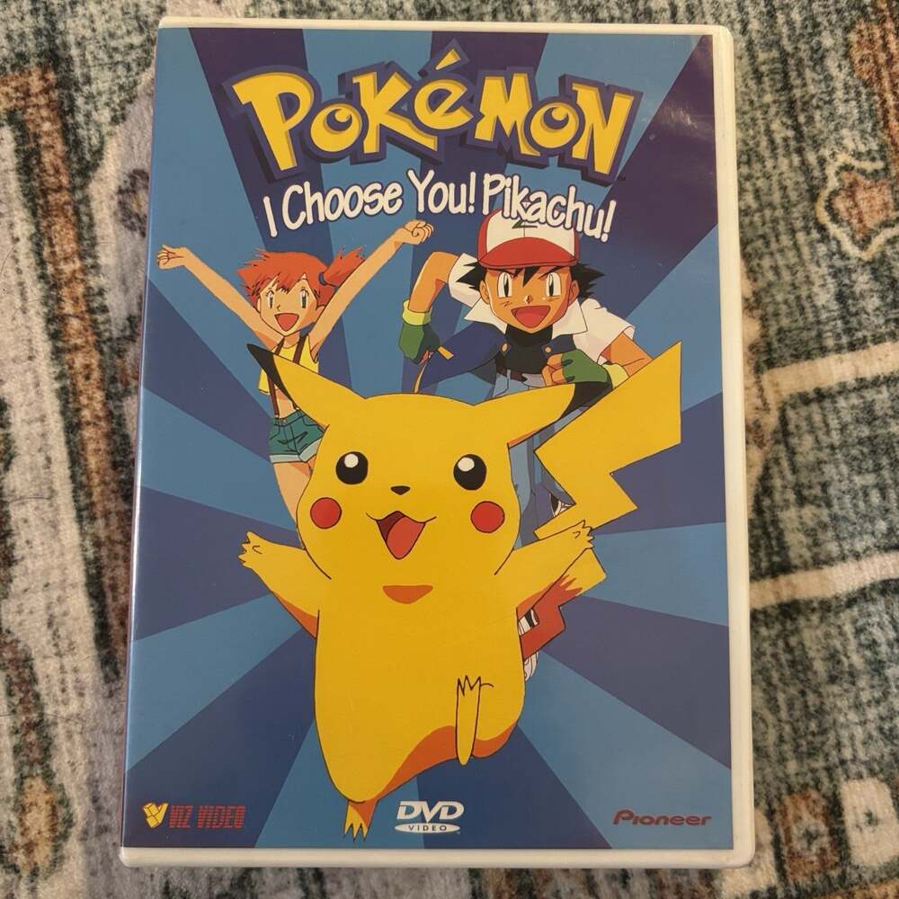 Pokémon - I Choose You! Pikachu! (1998) DVD Y2K Nostalgia